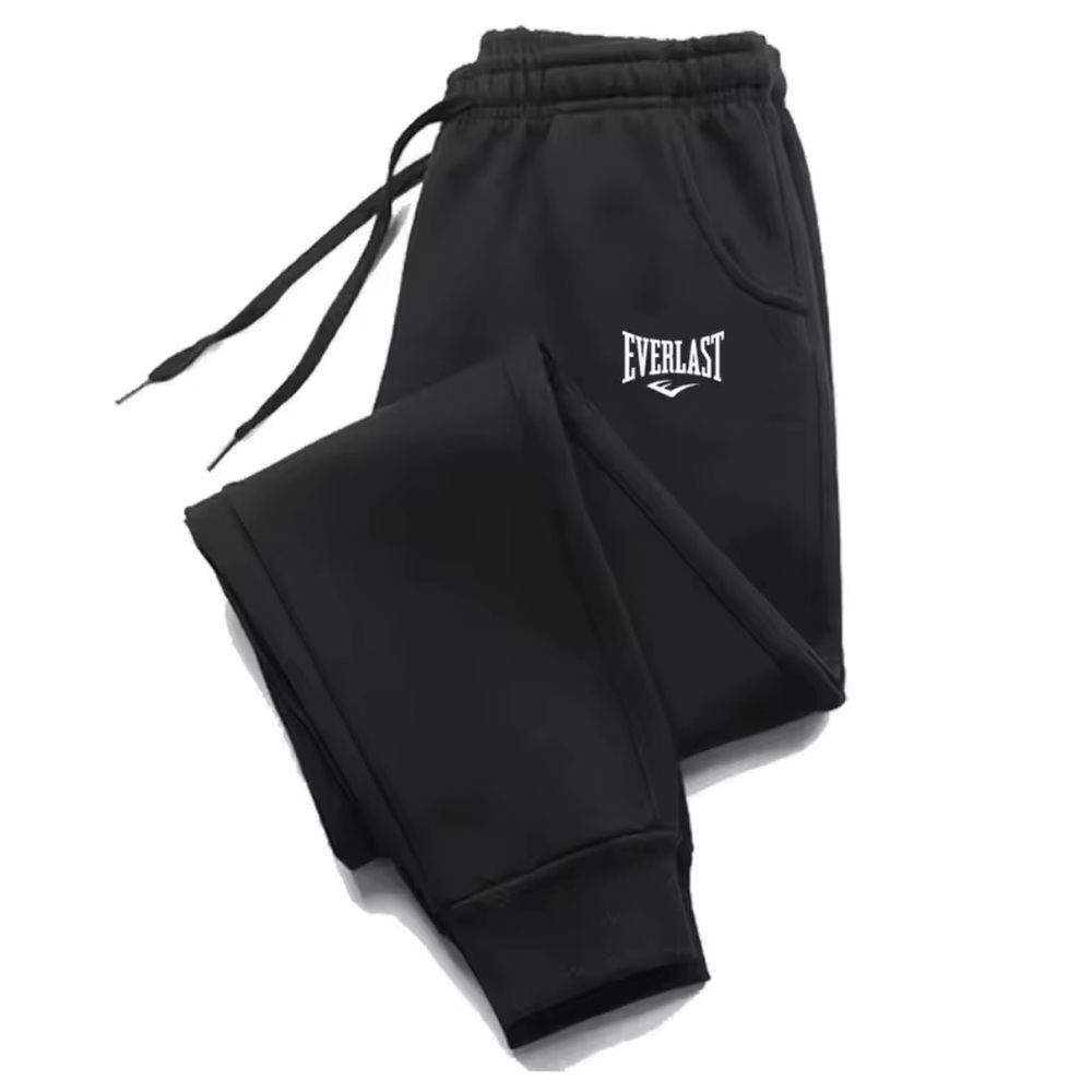 Everlast Jet Black Joggers